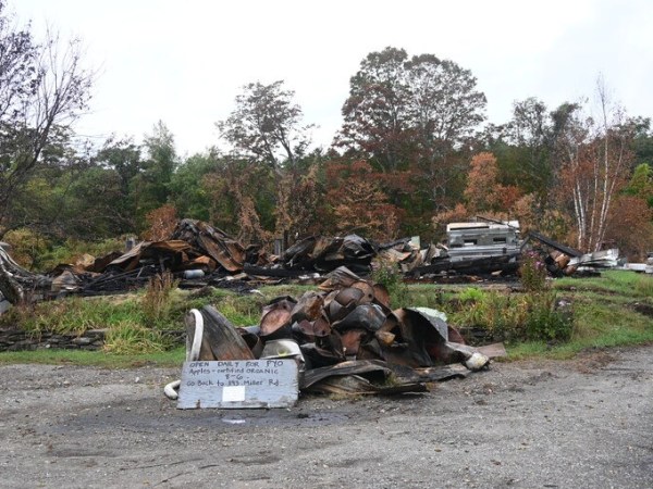 With gratitude, Dummerston orchard begins rebuilding after fire